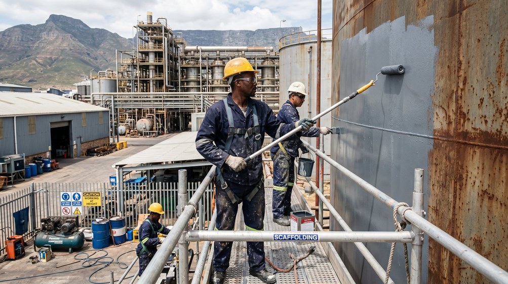Professional factory painting contractors in Milnerton - industrial coating specialists